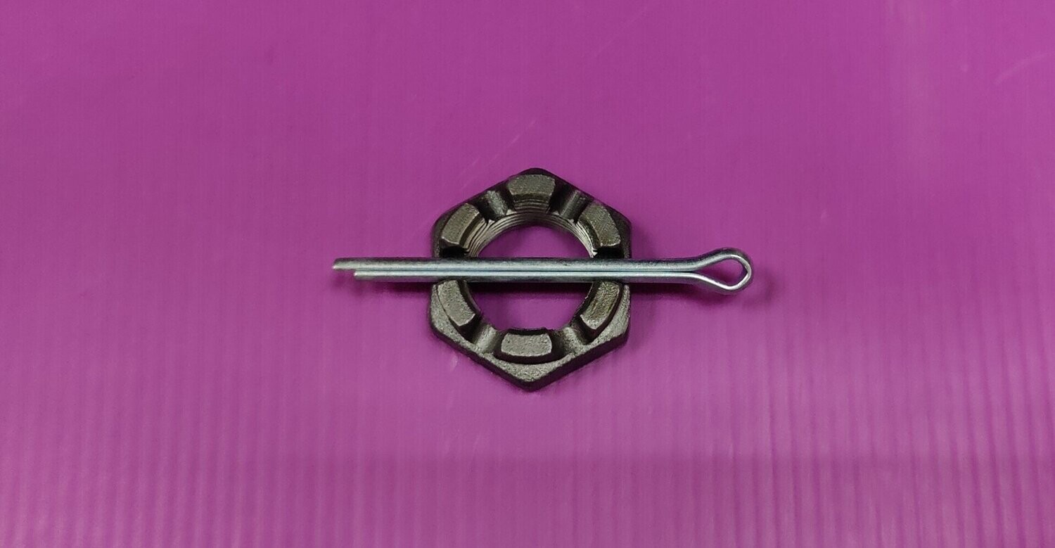 Kronenmutter für einen mechanischen, hydraulisch und ungebremsten QEK Junior, Aero,325 usw. Kronenmutter für einen mechanischen, hydraulisch und ungebremsten QEK Junior, Aero,325 usw.
