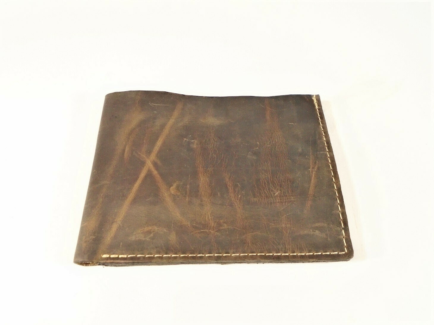 Bi-fold leather wallet, Hanoverian Brown