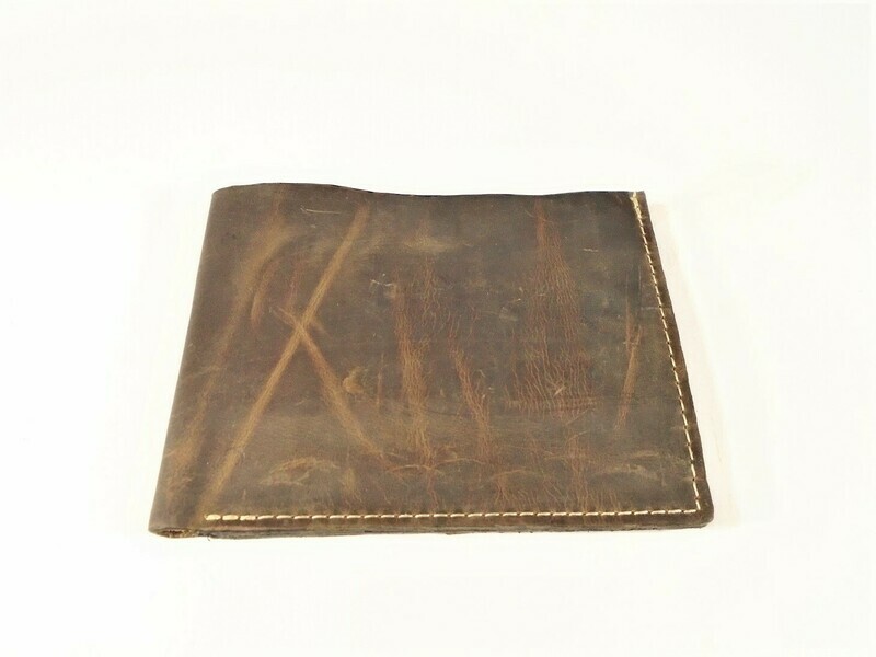 Bi-fold leather wallet, Hanoverian Brown