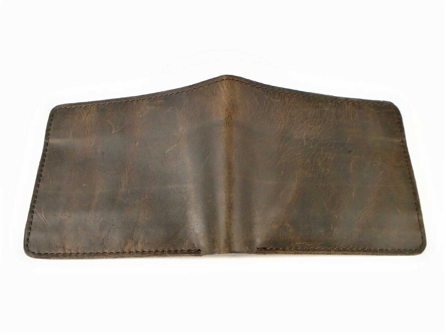 Pull-up leather wallet, Ventasso Coffee