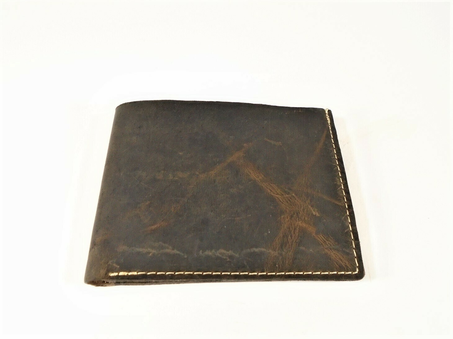 Bi-fold leather wallet, Hanoverian Coffee