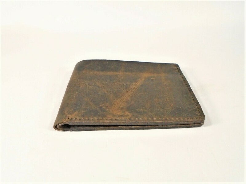 Slim leather wallet, Henson Coffee