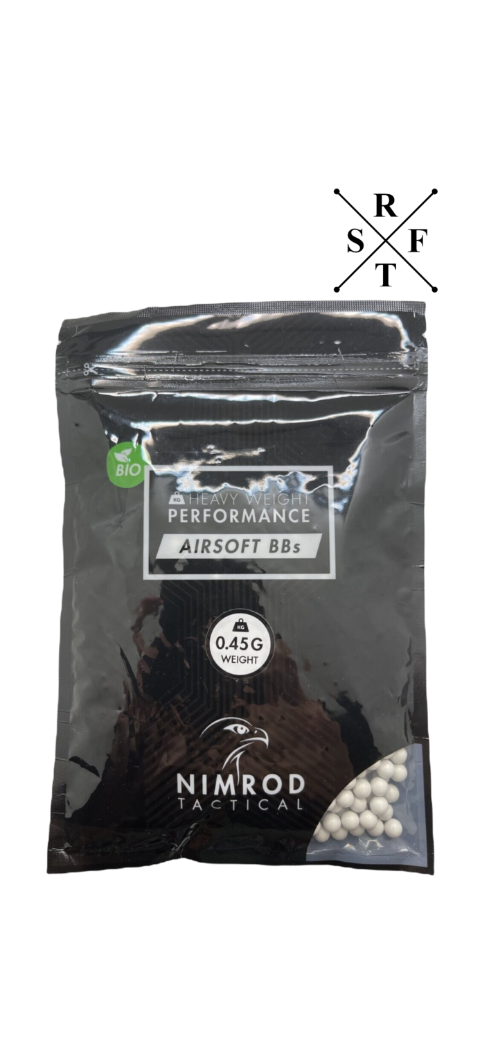 NIMROD 0.45g Airsoft Bio BB Professional Performance - 1000 Stück