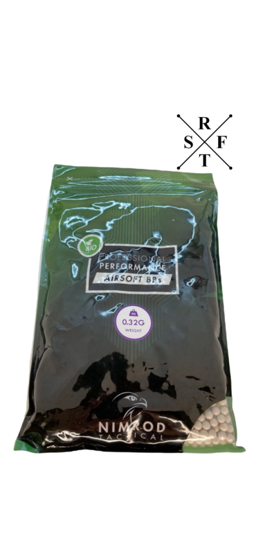 NIMROD Airsoft Bio BB´S 0,32g 1Kg Beutel (3125STK) NIMROD Airsoft Bio BB´S 0,32g 1Kg Beutel (3125STK)