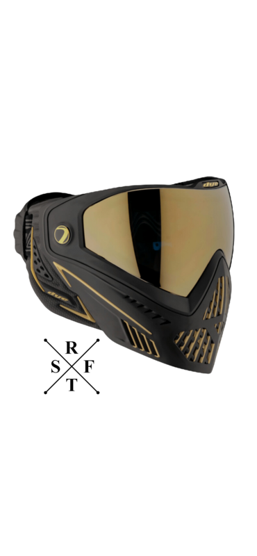 DYE I5 Paintball Thermal Maske Onyx Gold (Gold/Schwarz)