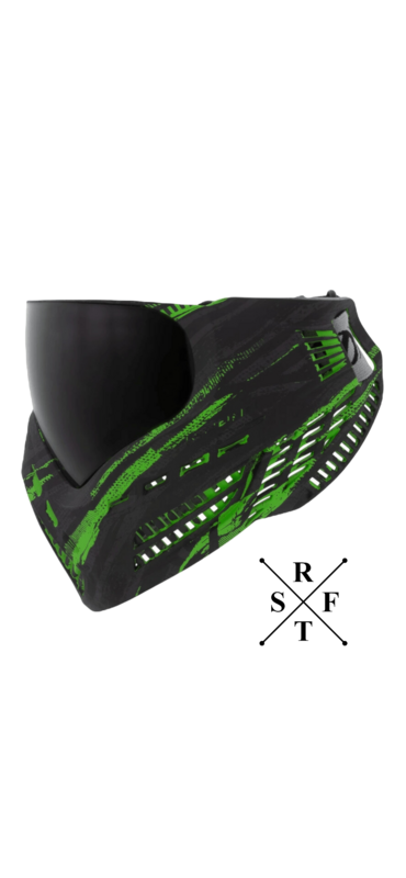 Virtue VIO Ascend Paintball Maske (Graphic Lime)