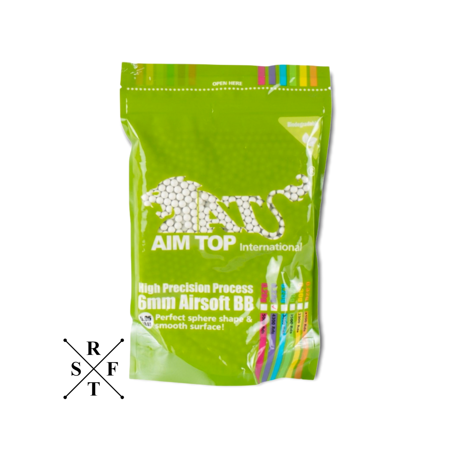 AIM TOP Precision Bio BB‘s | 0.20g | 1 Kg 5000 Stk.