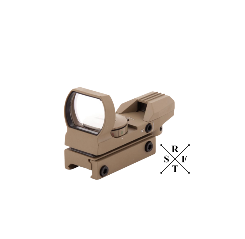 RD33 Tactical Green/Red Dot für 20mm Rail (Tan)