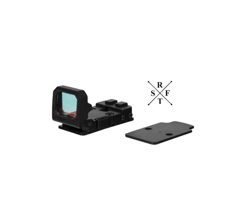 Micro RedDot Visier - Klappbar für Glock MOS (schwarz)