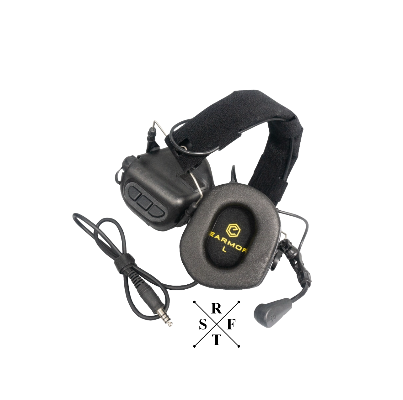 Earmor – M32 Plus Tactical Aktiv Headset | Black