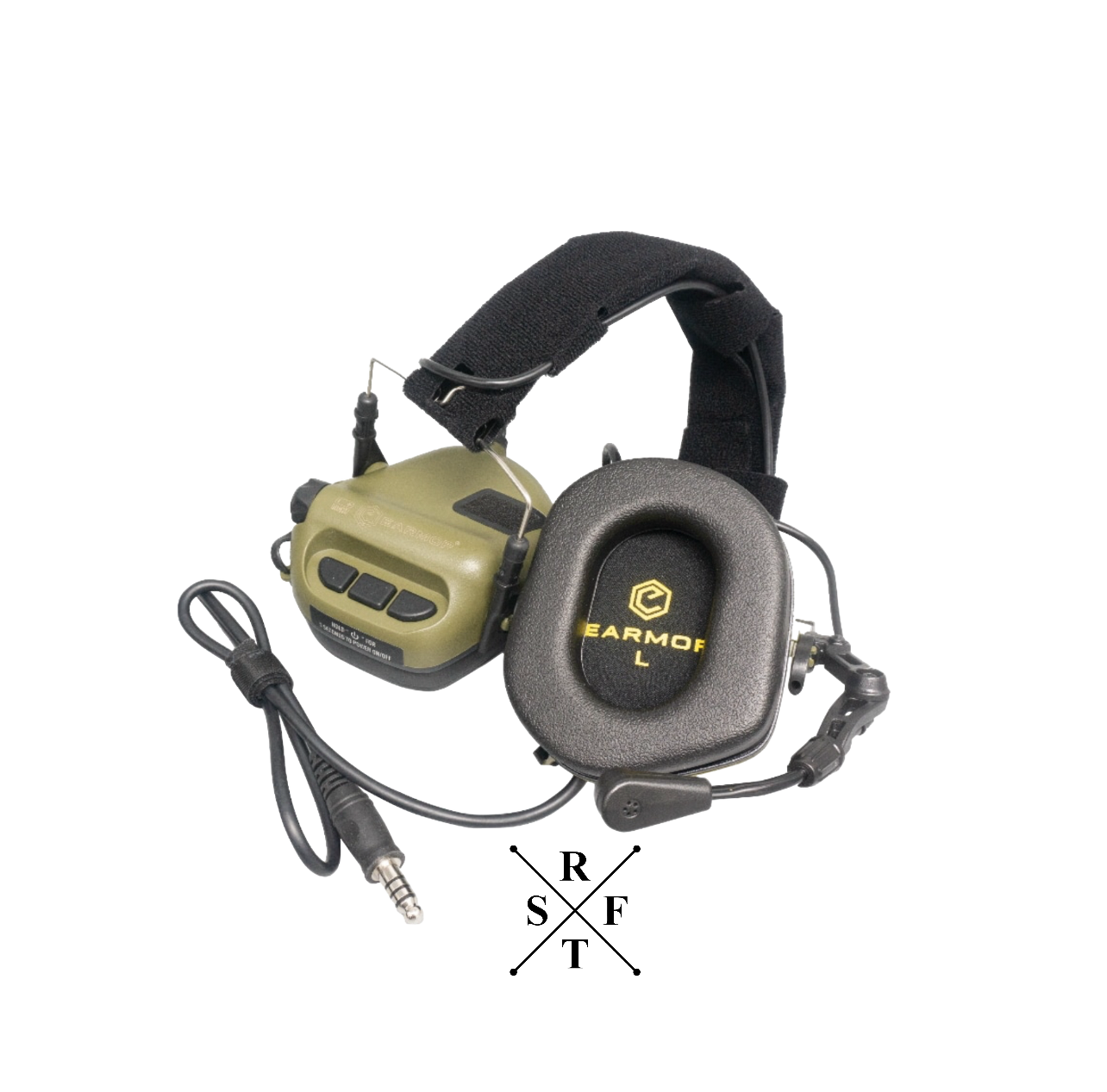 Earmor – M32 Plus Tactical Aktiv Headset | Green