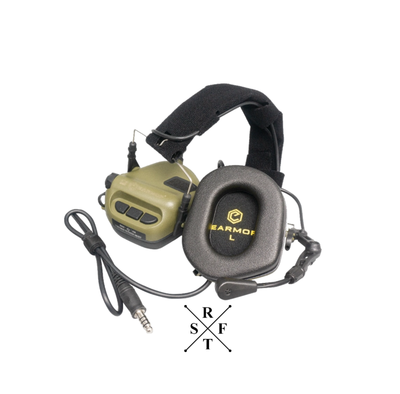 Earmor – M32 Plus Tactical Aktiv Headset | Green