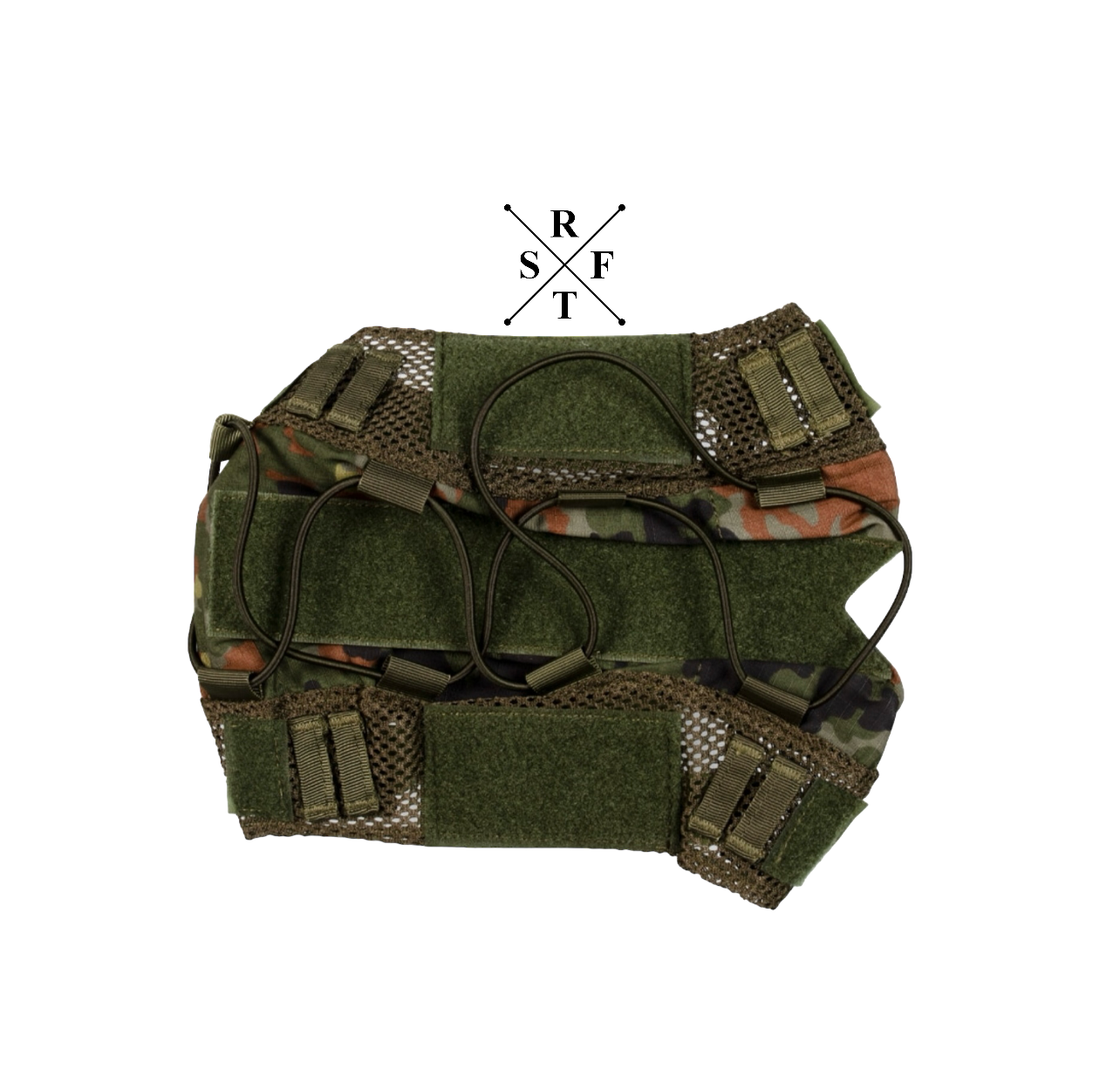 Helmüberzug Flecktarn