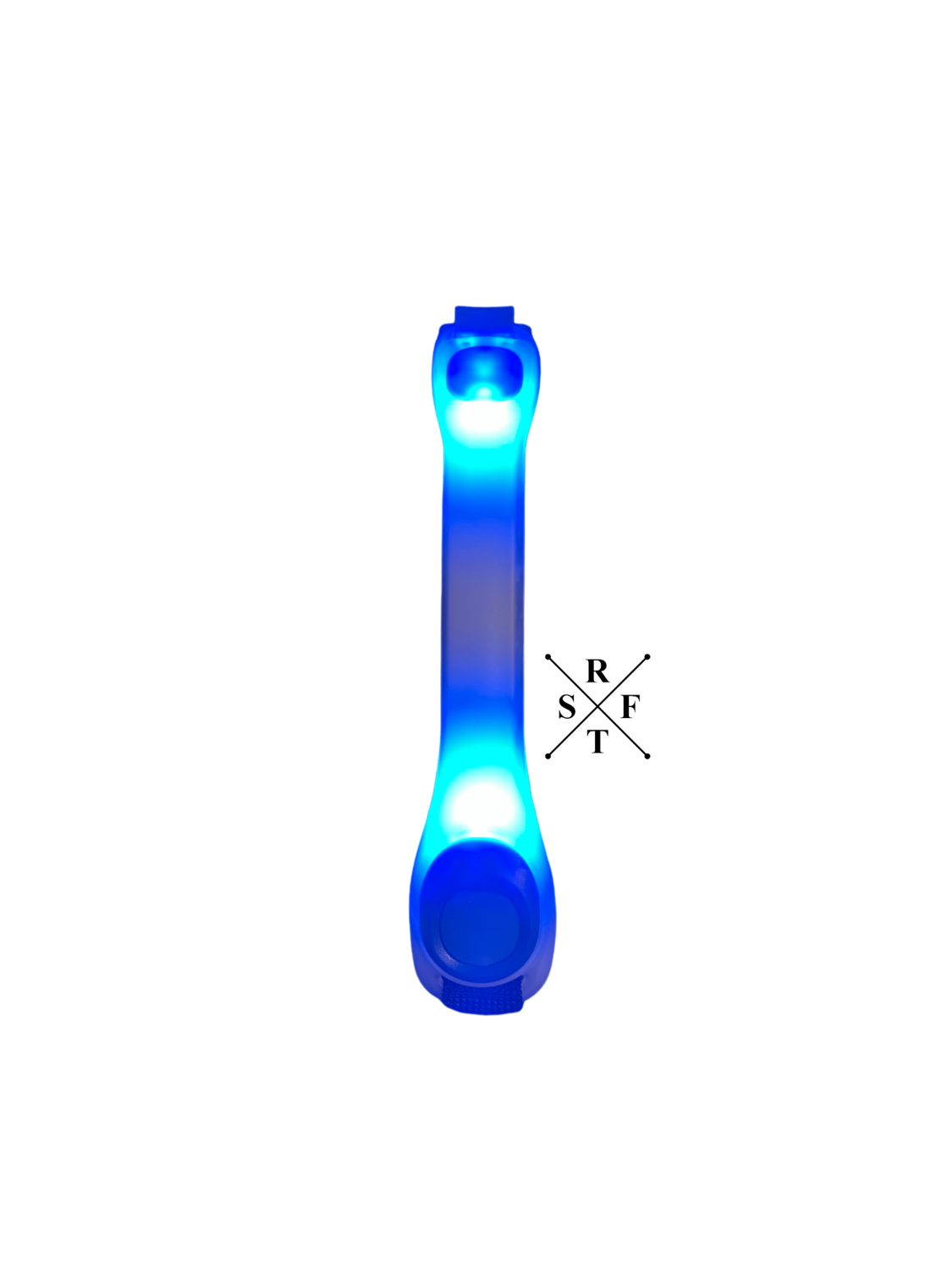 Teamband LED, BLAU