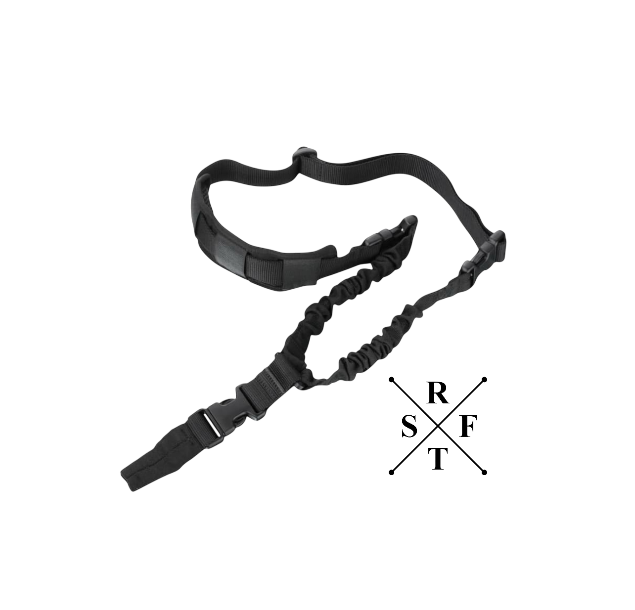 Cytac Single Point Sling with Hook (Schwarz)