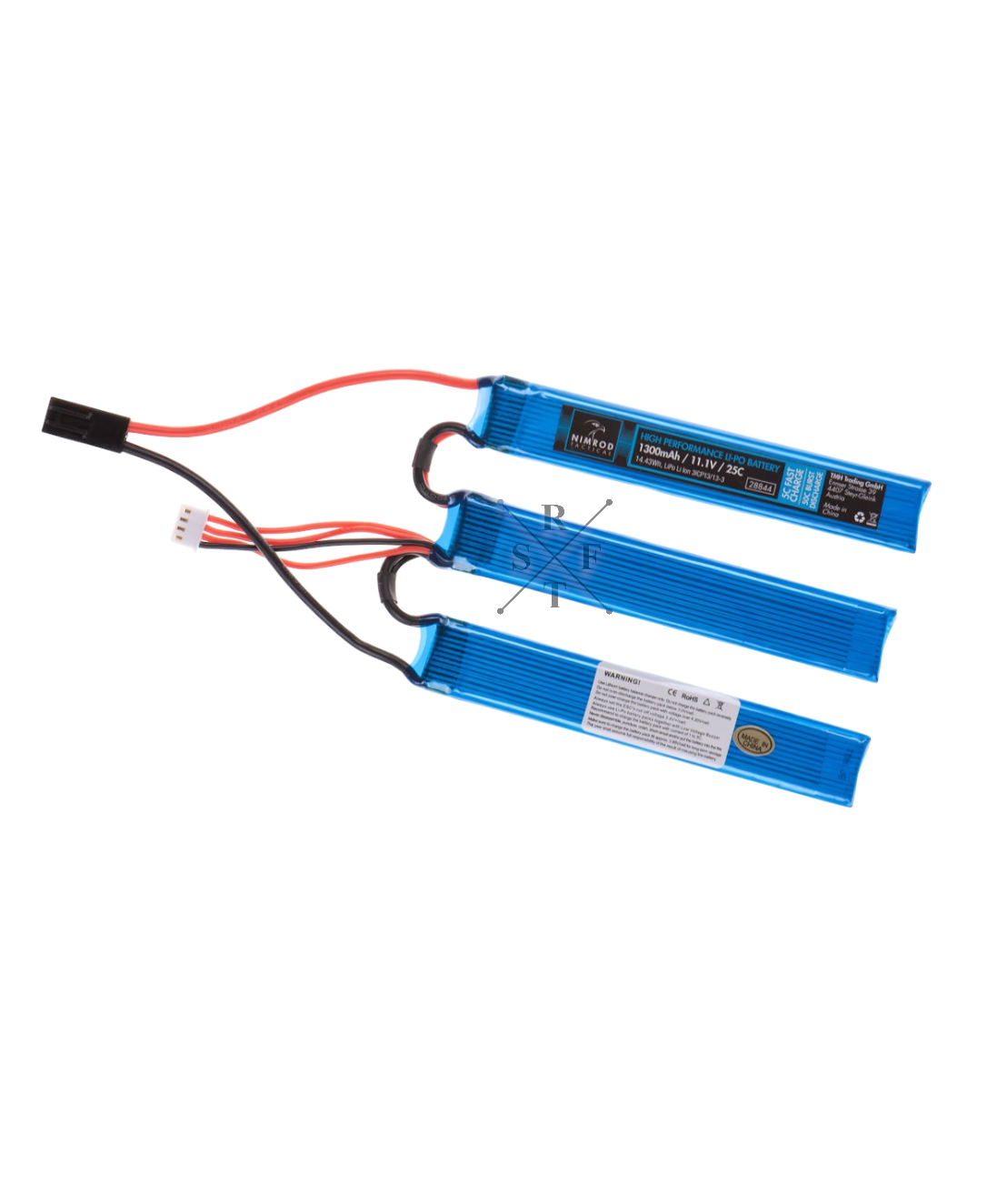 Lipo 11.1V 1300mAh 25C Mini Tam