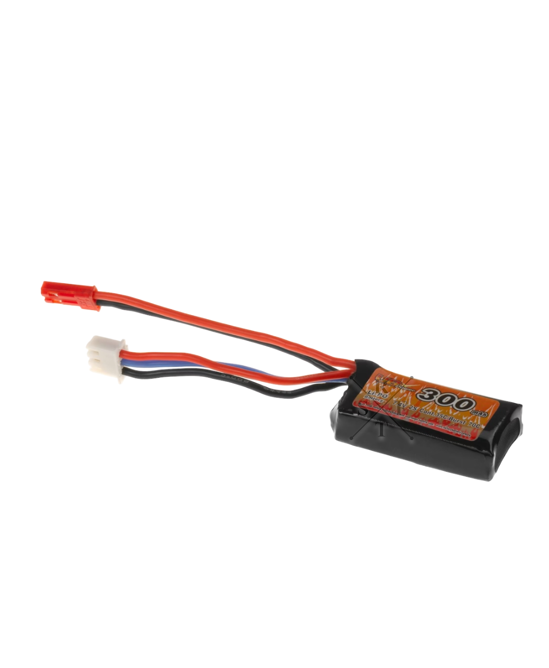 Lipo 7.4V 300mAh 35C/70C JST