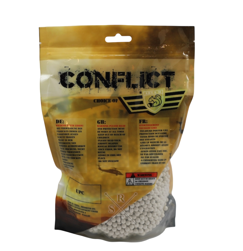 CONFLICT Airsoft BIO BB´s 0.32g (1Kg / 3100 Schuss)