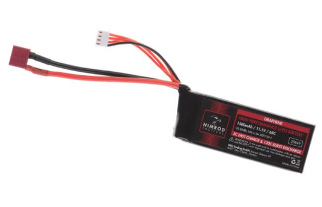 Lipo 11.1V 1500mAh 65C Graphene Mini Type T-Plug