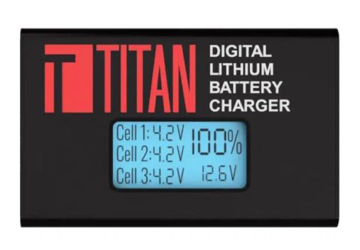Titan Digital Ladegerät V2 für Airsoft LiPo und Li-Ionen Akkus