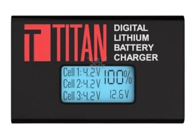Titan Digital Ladegerät V2 für Airsoft LiPo und Li-Ionen Akkus Titan Digital Ladegerät V2 für Airsoft LiPo und Li-Ionen Akkus