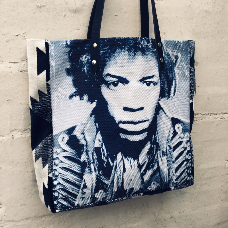 Jimi Mono.  Smaller Handmade Tote Bag