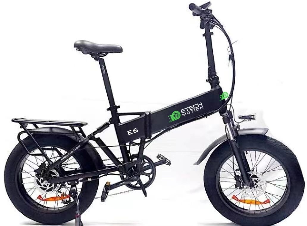 ETECH MOTION E6 Fat Tyre Folding Electric Bike | Dual Suspension