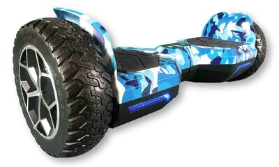 XR2 Pro 8.5-inch All-Terrain Off-Road Hoverboard in Blue Camouflage | Refurbished Grade B