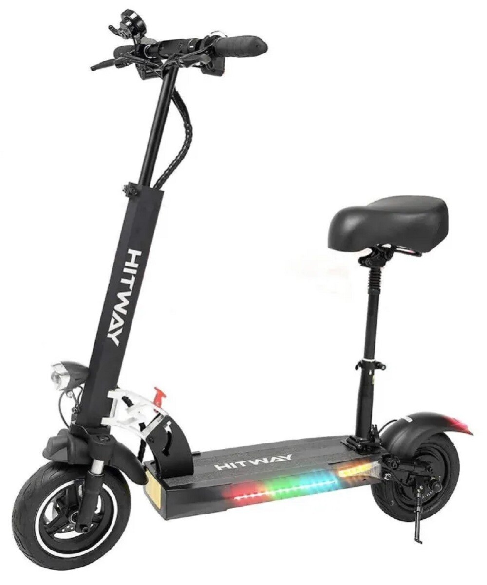 HITWAY Electric Scooter with Seat 800W 28mph High Speed 48V 10Ah