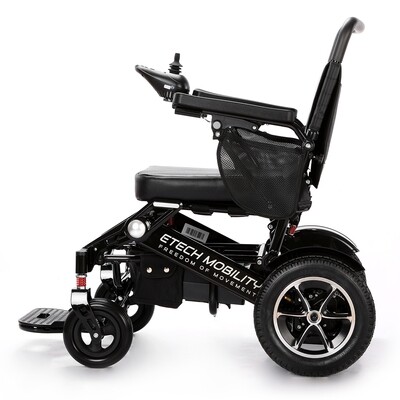 Wide-Seat Premium Folding Electric Wheelchair | Brushless 600W Freedom Elite