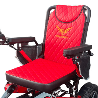 Stitched Leather Upholstery for Freedom Pro and Elite Electric Wheelchair