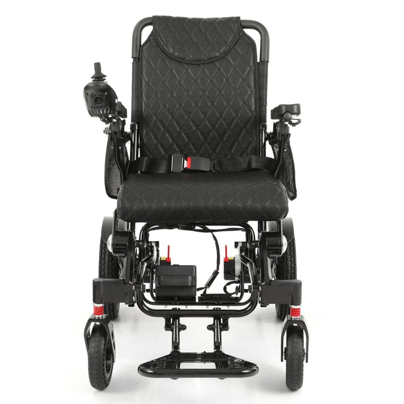 Stitched Leather Upholstery for Freedom Pro and Elite Electric Wheelchair Stitched Leather Upholstery for Freedom Pro and Elite Electric Wheelchair