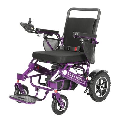 Limited Edition Purple Electric Wheelchair | Instant Folding Powerchair