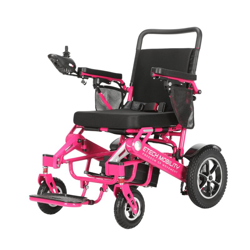 Limited Edition Pink Electric Wheelchair | Instant Folding Powerchair Limited Edition Pink Electric Wheelchair | Instant Folding Powerchair