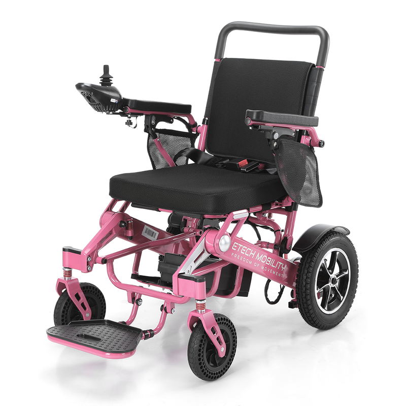 Limited Edition Pink Electric Wheelchair | Instant Folding Powerchair Limited Edition Pink Electric Wheelchair | Instant Folding Powerchair