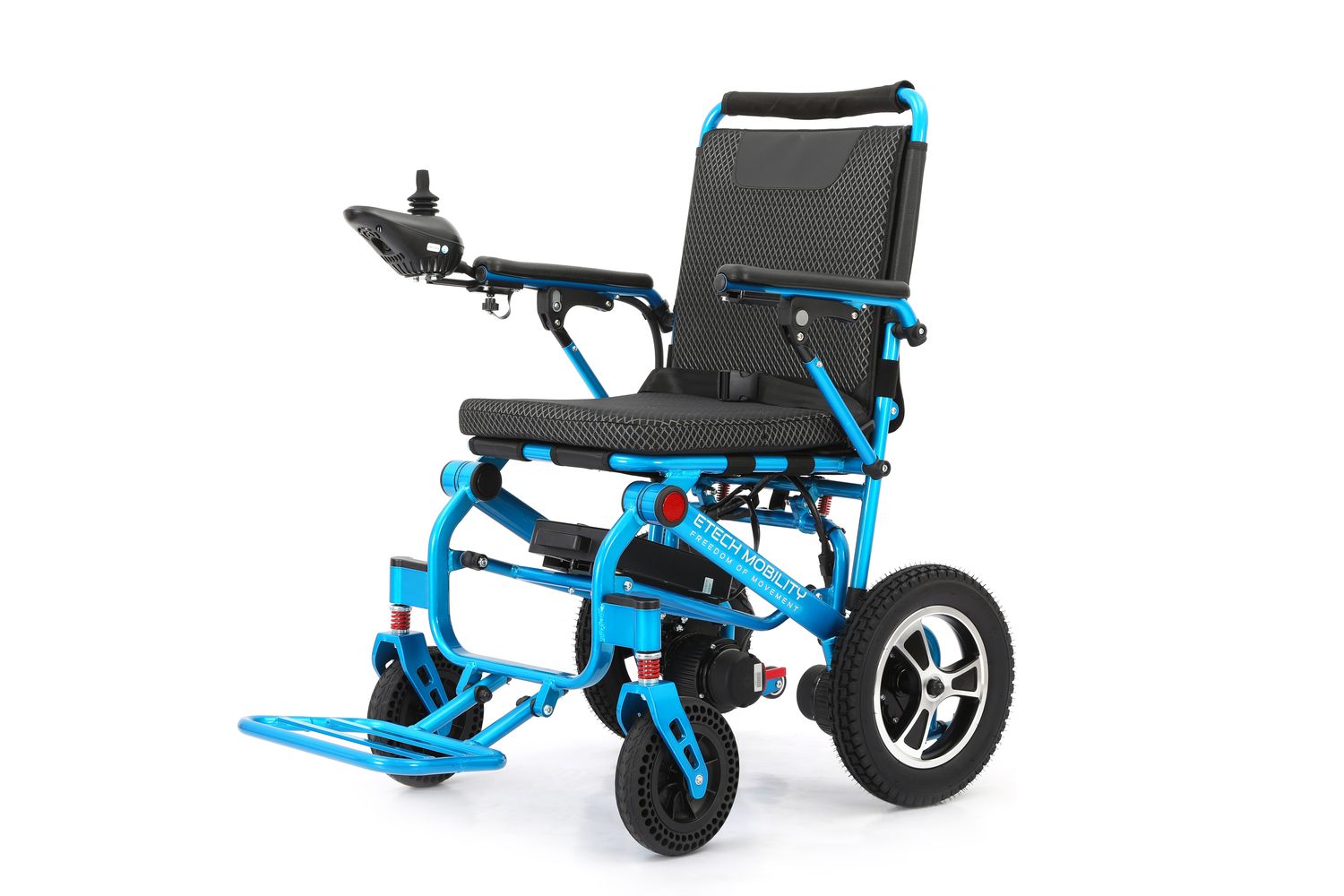 Ultra Lightweight Electric Wheelchair | Instant Folding 20 kg LiteMax 2 Blue