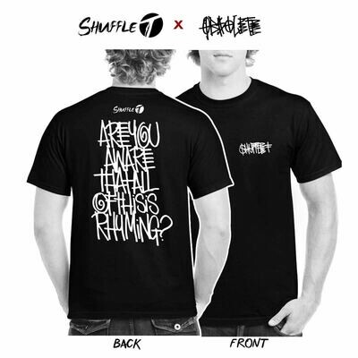 MEDIUM Shuffle T x Obsolete shirts in black MEDIUM Shuffle T x Obsolete shirts in black