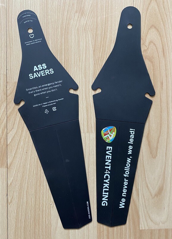 Ass Saver med Event4Cykling logo