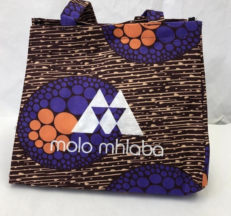 Purple and orange handbag