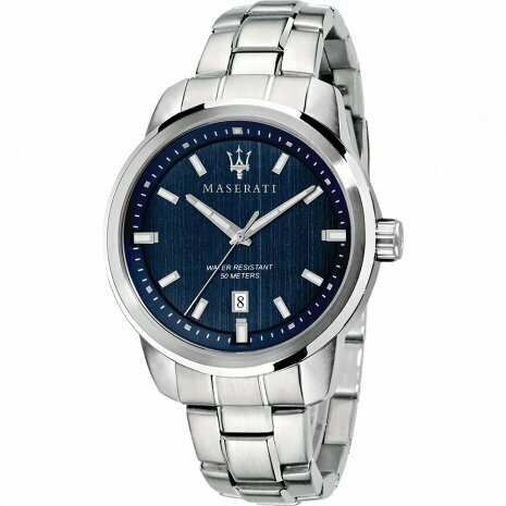 Silver Maserati Watch