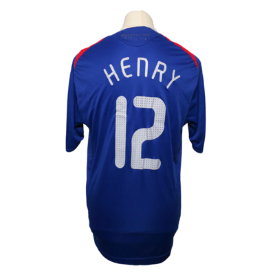 Maillot Equipe de France Home 2007/08 #12 Henry