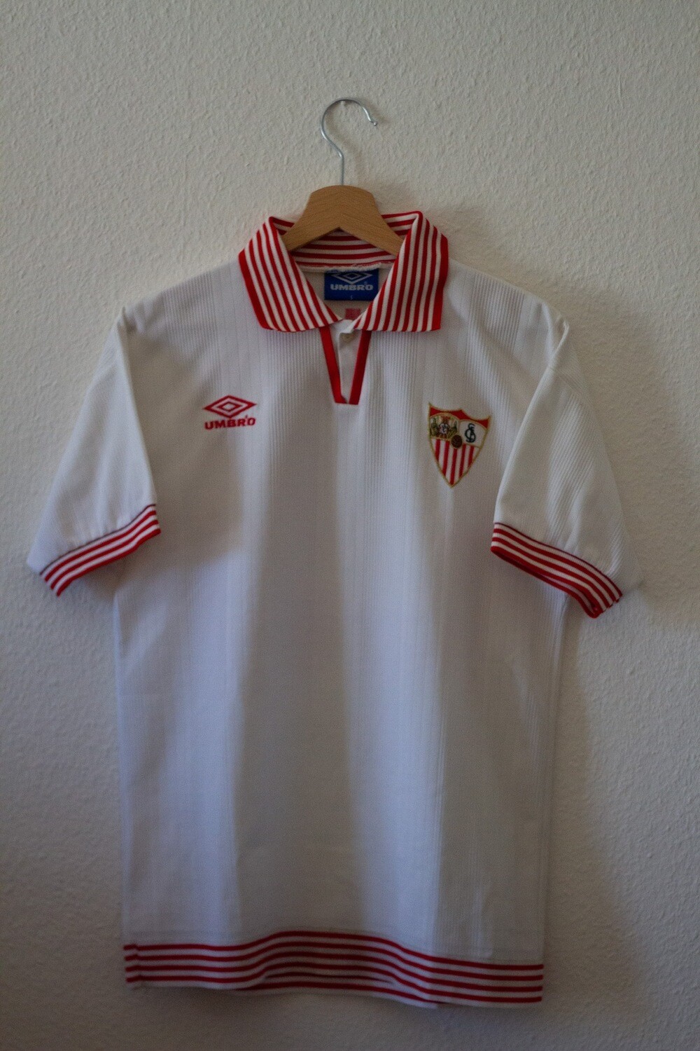 Maillot Seville F.C. 1996/97 Home #15 Salva