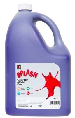 Splash Classroom Acrylic 5L Purple Blast (Purple)