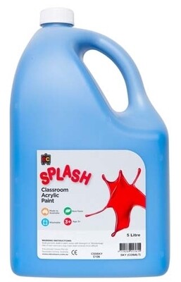 Splash Classroom Acrylic 5L Sky (Cobalt)