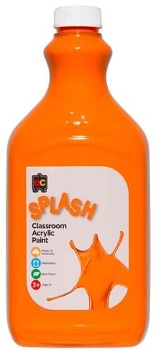 Splash Classroom Acrylic 2L Tangy (Orange)