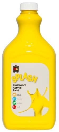 Splash Classroom Acrylic 2L Sunshine (Yellow)