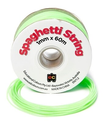 Spaghetti String Glitter Pale Green