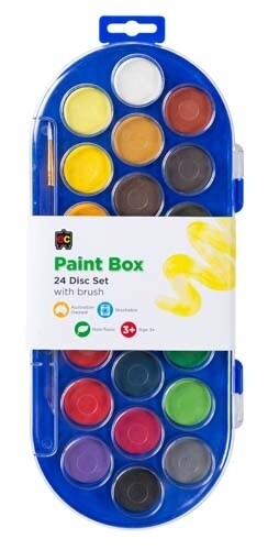 Paint Box Clear Lid 22 Disc