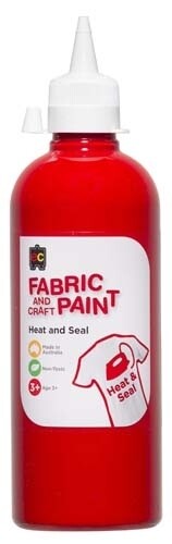 Fabric & Craft Paint 500 ml Red