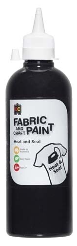 Fabric & Craft Paint 500 ml Black